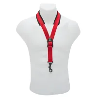 BG Comfort Regular Red S19SH Ремень для альт и тенор саксофона с пластиковым карабином