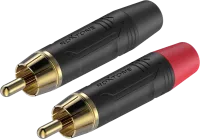 ROXTONE RF2C-BG (set) Набор из 2-х разъемов. RCA "Тюльпан"