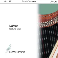 Harp A2 string Bow Brand Lever Natural Gut - Lever harp A 2 octave gut string