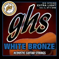 GHS STRINGS WB-XL WHITE BRONZE