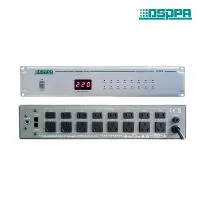 DSPPA PC-1076 Контроллер управления питанием. 16 каналов, автомат. или ручное управление. Размеры 485х88х320 мм. Масса 7,4 кг. Питание АС 220-230В (50-60 Гц)