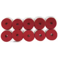Ahead AWFR Red фетровые шайбы, цвет красный, упаковка 10 шт, размеры 1.5" x .05"
