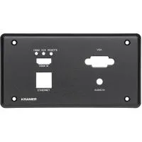 Kramer [kit-401t eu panel set] лицевая панель для передатчика kit-401t; цвет черный