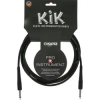 Klotz kik4.5ppsw  kik инструментальный кабель джек моно/ джек моно, 4,5 м. , черный, разъемы klotz