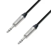 Adam hall k5 bvv 1000  коммутационный балансный кабель 6,3 trs-6,3 trs , neutrik, 10 м