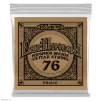 ERNIE BALL 1876 Earthwood Phosphor Bronze .076 - Струна одиночная для акустической гитары