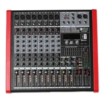 DreamSound DS-08MP микшерный пульт, входы: 8 микрофонных/линейных, инсерт и 3-x пол. эквалайзер по каждому каналу, 16 эффектов DSP 24bit, 9 пол. мастер эквалайзер, BlueTooth, USB MP3 плеер.