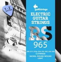 (009-065) GALLI STRINGS RS965 - струны для 8 струнной гитары, размер 009-095, натяжение - Light.