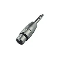 Nordfolk nca5115  переходник xlr female <=> 6.3 мм stereo jack (trs), металл