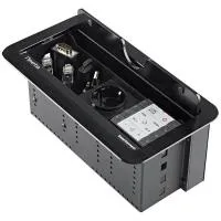 Neets EasyConnect - Control  EcHo Plus, EU, кабельный лючок с контроллером , антрацит