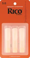 RIA0330 Rico Трости для саксофона сопрано, размер 3.0, 3шт, Rico
