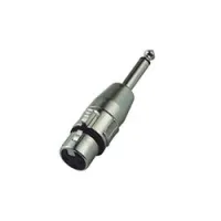 Nordfolk nca5114  переходник xlr female <=> 6.3 мм mono jack (ts), металл