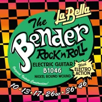 B1046 The Bender Regular Комплект струн для электрогитары, никелированные, 10-46, La Bella