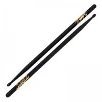 ZILDJIAN 5BNB 5B барабанные палочки с нейлоновым наконечником (черные), орех