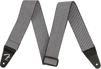 FENDER WEIGHLESS WHITE TWEED гитарный ремень, твид, цвет белый