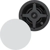 Sonance ps-c63rt white. потолочная акустическая система 6,5", двухполосная, коаксиальная. 60/35/15 вт @ 70/100 в; 150 вт @ 8 ом; 65 гц – 20 кгц.  поворотный твиттер. цвет белый. пара.