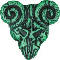 CLAYTON  TDRP Teanacious D, Medium, зеленый, медиатор Jack Black из фильма "The Pick of Destiny"