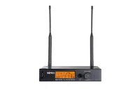 Mipro ACT-515 Одноканальный UHF приёмник серии ACT-500. Полурековый форм-фактор. Металлический корпус. Ширина частотного диапазона 24 MHz,  LCD-дисплей с цветовой индикацией режимов (работа/ожидание) . Диапазон рабочих частот 554-626 MHz