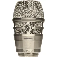 Shure rpw170. сменный кардиоидный динамический капсюль shure ksm8 для беспроводного передатчика, цвет серебристый