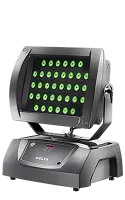 DTS DELTA 8-B FC SPOT lens Black  Архитектурный прожектор - колорченджер: 36 x Full Colour (RGBW) LEDs<br> индекс цветопередачи CRI > 90<br> 11.088 Lum,  оптика 10 ‘, 10 DMX каналов, 500 Вт,  IP65, 511*459*311mm, 18 kg