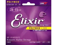 Elixir Polyweb Custom Light Acoustic - Струны для акустических гитар