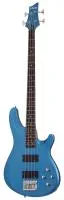 Schecter C-4 DELUXE SMLB Бас гитара 4 струны цвет Satin Metallic Light Blue