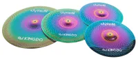 KINGDO LOW VOLUME SET 14"+16"+18"+20" RAINBOW - комплект тарелок, специальный сплав, medium, звучание тихое
