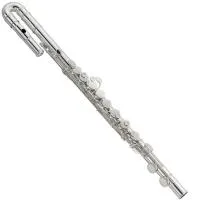 Jupiter JAF1100XE Флейта альт G, закрытые клапаны не в линию, E - механика, прямая и изогнутая головки - серебро, материал корпуса и нижнего колена - посеребренный нейзильбер, пружинки - нержавеющая сталь, подушки - двойная кожа, посеребренная, клапаны и