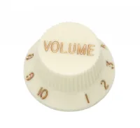 KPV14 Ручка потенциометра, Volume, цвет слоновой кости, Paxphil