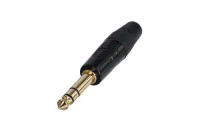 Rean RP3C-B- Кабельный разъем Стерео. Разъем JACK 1/4" (6.3 мм) стерео <папа>