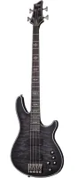 SCHECTER HELLRAISER EXTREME-4 STBLS - Гитара бас 4 струны; корпус: махагони с топом из волнистого клена, гриф: клён/орех, звукосниматели: HH, EMG 35TW, регулировки: 2x громкость (push-pull) 3х полосный активный эквалайзер EMG, Цвет: прозрачный черный.