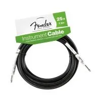 FENDER 25' INSTRUMENT CABLE BLACK инструментальный кабель, 7,5 м, цвет чёрный