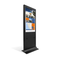 Интерактивная стойка [STDNR2INT43] Nextouch [NextStand 43 Simple] 43", FHD(1920х1080), IR, 10 касаний, Intel  Pentium G6400, DDR4 4Gb, SSD 128Gb, Wi-Fi, USB 2.0, LAN, динамики 2х10 Вт, камера - 2 шт.