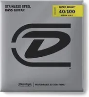 DUNLOP DBSBS40100M Super Bright Stainless Steel Medium Scale Струны для бас-гитары