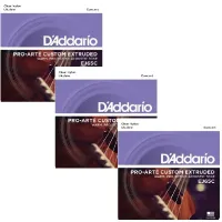 D'Addario EJ65C (4 шт) Струны для укулеле концерного 