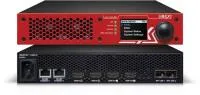 Lightware ubex-pro20-hdmi-f100 red 2sm,  конфигурируемый приемник/передатчик не сжатого 4k/uhd@60гц (4:4:4) видео по ip, 20 гбит/с на двух (или четырех) оптических волокнах. в комплекте два 10 гб одномодовых sfp