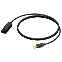 Procab BXD602/12- Активный удлинительный кабель USB 2.0 типа А (розетка-вилка)