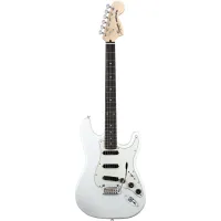 FENDER SQUIER DELUXE STRAT HOT RAILS OLIMPIC WHITE - Электрогитара