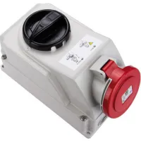PCE Розетка наст под авт выкл 32А/400V/3P+E/IP44 75245-6