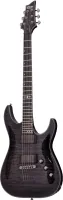 SCHECTER HELLRAISER HYBRID C-1 TBB -  электрогитара, 24 лада, корпус: красное дерево с топом из волнистого клёна, гриф: клён 3 куска, накладка: черное дерево, вклееный,  звукосниматели: HH, EMG 57, EMG 66, регулировки: 2х громкость, тон, 3х полосный эквал