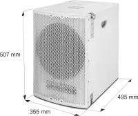 SE Audiotechnik M-F3AW S12 PRO Сабвуфер активный, динамик 12", мощность пик.: 800 Вт