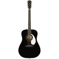 FENDER LTD ED PM-1E Black электроакустическая гитара, цвет черный
