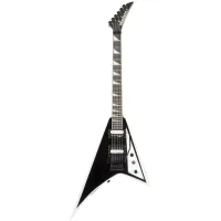 JACKSON JS32 RHOADS электрогитара, цвет черный, с белыми гранями