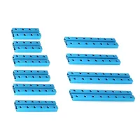 Makeblock балка из анодированного алюминия 8х24х64 мм (0824-064-blue). в упаковке 4 штуки