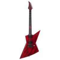 Solar Guitars E1.6 Сanibalismo  электрогитара, форма Explorer, HH, Evertune, цвет красный, чехол