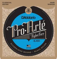 EJ50 PRO ARTE Струны для классической гитары нейлоновые Hard D`Addario