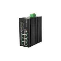 SP3010F промышленный неуправляемый PoE, 8GE+2SFP