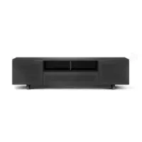 BDI Nora Slim 8239-S Black - Тумба 3-секционная под телевизор
