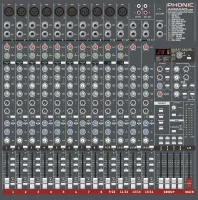 Phonic AM 844D USB Микшерный пульт 16-и канальный с DFX и USB интерфейсом