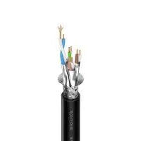 ROXTONE HFC6AP/300 Сетевой экстрагибкий кабель CAT6a S/FTP малого диаметра (6,5мм), CAT6a, 100% shielded, 4x2x0,14mm, PVC Jacket, D: 6,5mm., 300m/Carton drum.